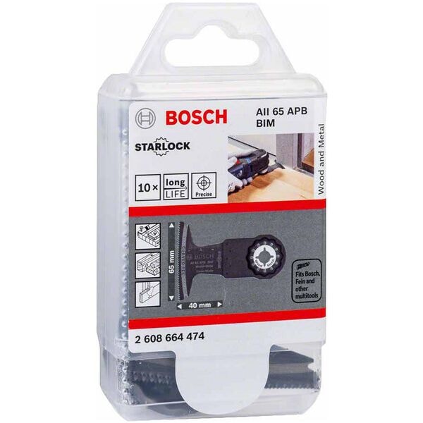 BOSCH Tauchsägeblätter »Starlock AII 65 APB« 10 Stück braun Image