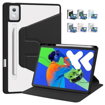 For Lenovo Xiaoxin Pad Pro 12 7 2025 Case TB375FC Acrylic Rotating Stand Tablet Funda For Lenovo Tab