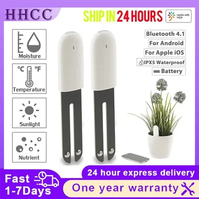 HHCC Flower Monitor Flora Garden Care Plant Grass Soil Water Fertility Smart Tester Sensor Flower
