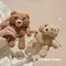Cute Plush Bear Earphone Case for Apple Airpods pro 2, Airpods pro, 3 2 1 Generation Protective