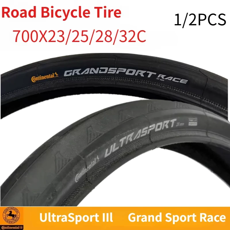 Pneu de vélo de route Continental Ultra Sport III Grand Sport course pneu Tube vélo 700x23 700x25 700x28 700x32 700C pneus