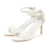 High-Heel-Sandalette LASCANA "Sommerschuh", Damen, Gr. 37, weiß, Obermaterial: 100% Lederimitat. Futter: 100% Textilmaterial. Decksohle: 100% Lederimitat. Laufsohle: 100% Synthetik, unifarben, feminin, Schuhe High Heel-Sandalette, Sandale,...