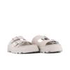 Pantolette PALLADIUM "DUNELITE RIVIERA SDE", Gr. 37, grau (natural grau), sportlich, Schuhe