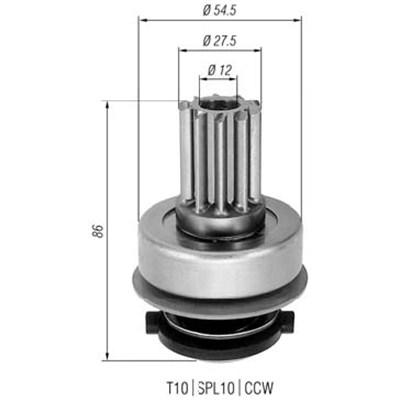 MAGNETI MARELLI Ritzel, Starter Universal 940113020274 Image