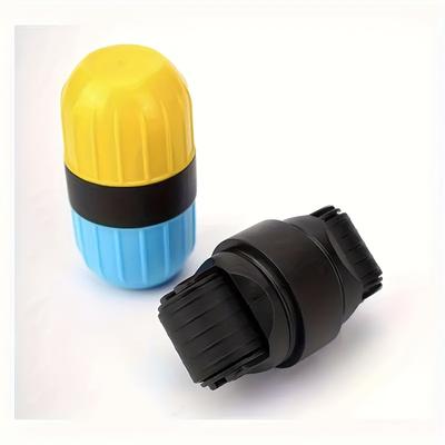TEMU 2-in-1 Portable Music Staff Stamp Roller For Piano & Guitar - Essential Teaching Tool For Musicians, Easy-to-use Dual-headed Staff Stamp Assistant, Plastic, Black, Uncharged