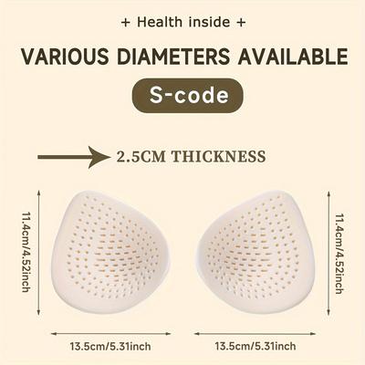 TEMU Elegant Bra Inserts - Clean, & Breathable For Women' Image