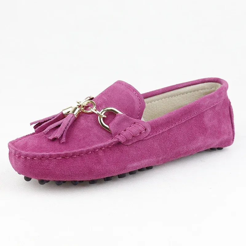 Top Quality Genuine Leather Women Shoes Comfortable Soft Moccasins Ladies Flats Casual Shoes Driving Loafers Office Flat Shoes