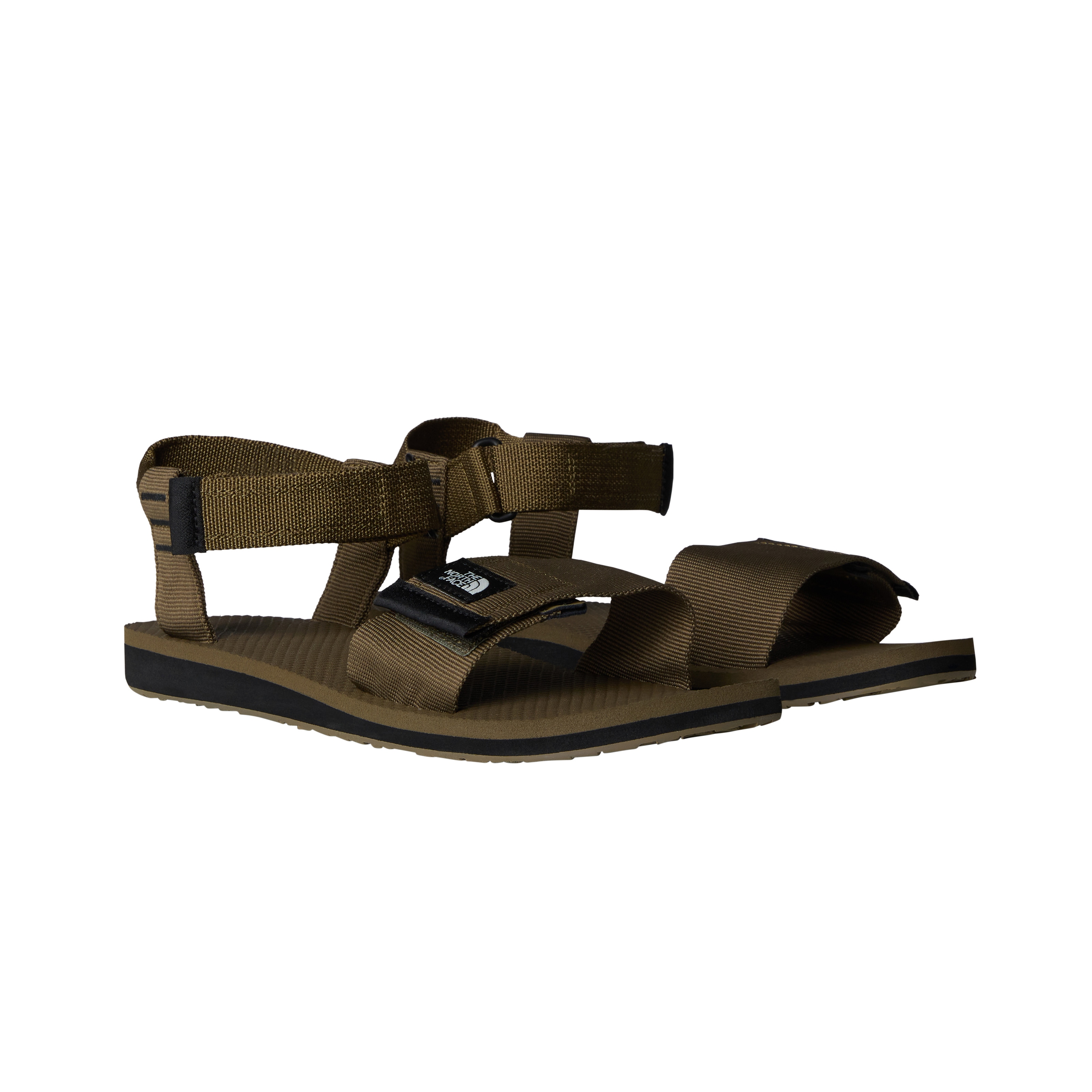 Outdoorsandale THE NORTH FACE "M SKEENA SANDAL II", Herren, Gr. 43, schwarz (caraway seed, tnf schwarz), Textil, Schuhe Outdoorsandale, Trekkingsandale