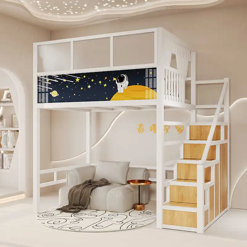 Kinderbett Hoch- und Niedrigbett Etagenbett Image