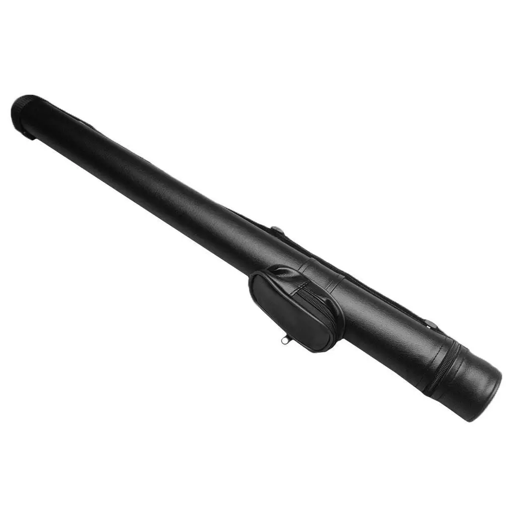 Kunstleder-Pool-Queue, Billard-Queue-Eimer, Queue-Tasche, Tragetasche, Rucksack, 2-Loch, schwarz, robust, Pool-Queue-Etui, Schutzhülle, Zubehör