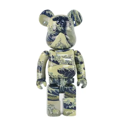 Dekoration Kreative Bären Ziegel Block Spielzeug Mini Bearbrick Statue Hause Bären Ziegel Kunst Image