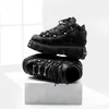 Punk Stil Frauen Motorrad Stiefel Frau Plattform Leder Stiefel Männer Gothic Ankle Rock Stiefel 2024 Neue Metall Dekor Lace-up Schuhe
