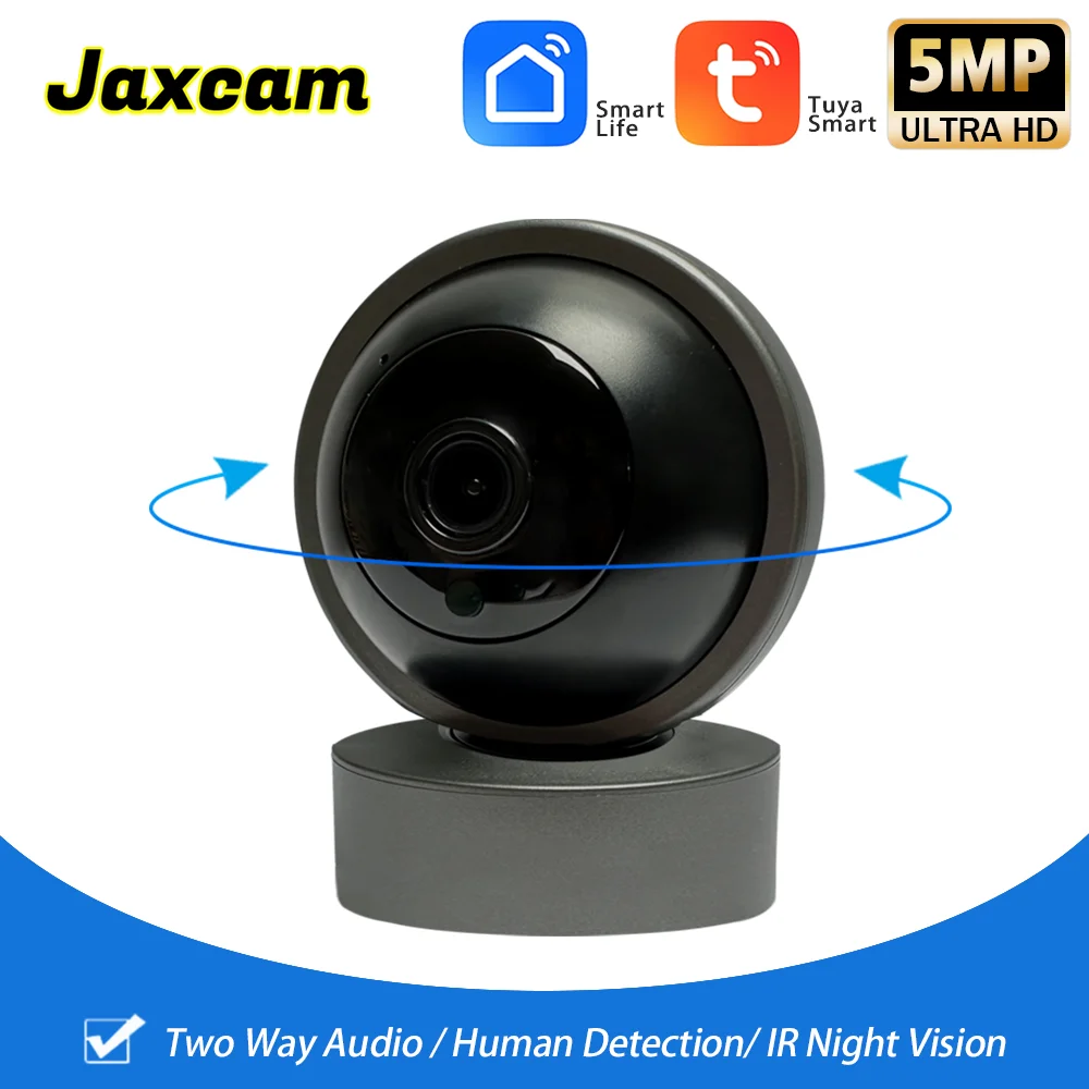 Tuya 5mp mini home kamera wifi sicherheits schutz kamera ir nachtsicht auto tracking ptz control überwachungs kamera Image