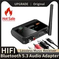 NFC Bluetooth 5.3 ricevitore Audio 3.5mm AUX RCA USB U-Disk/TF HIFI Stereo Music adattatore Wireless con microfono per Kit auto amplificatore altoparlante