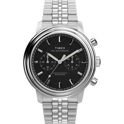Timex Waterbury Metropolitan Herren Silberuhr TW2Y23400 Image