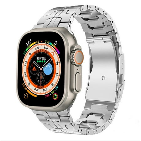 Luxury Titanium Strap for Apple Watch Series 8 Series 7 Series 6 Series 5 Series 4 SE/Ultra 49mm