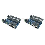 2X 10/100M Reverse POE Switch Output 12V Supply for Epon and Gpon 3 Port Power Supply RPOE 12V-24V No Adapter