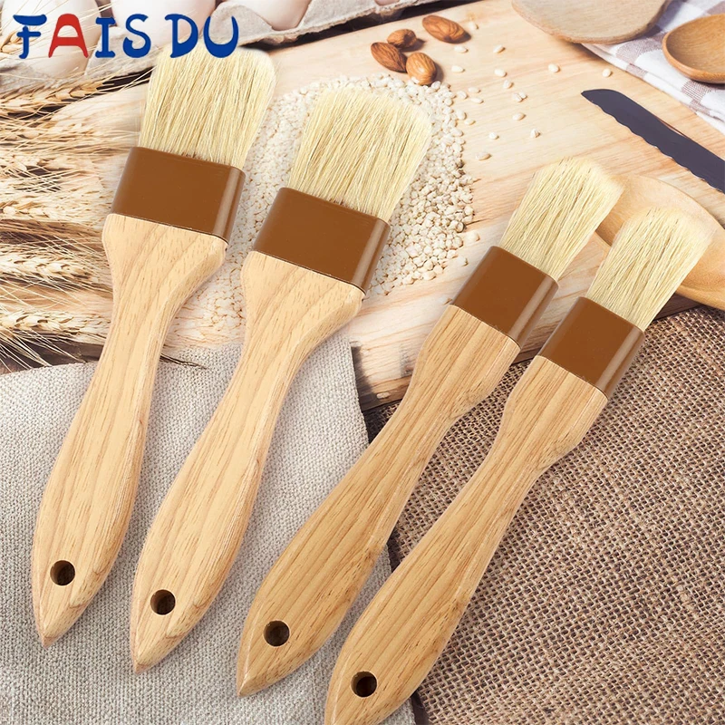 1/2PCS Öl Pinsel Kuchen Brot Pinsel Feinen Borsten Pinsel Backen Grill Gebäck Werkzeuge Küche Kochen Werkzeug BBQ zubehör Pinsel Image