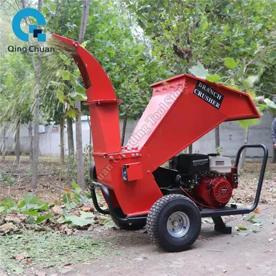 Astbrecher Diesel Elektrischer Grape Orchard Apple Peach Pear Garden Tree Pulverizer Wood Chipper Shredder