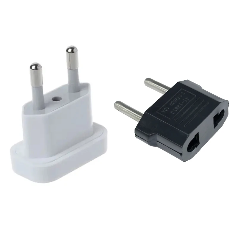 1 stücke 4,0mm 4,8mm EU Stecker Adapter EU UNS Israel Zu Euro KR Brasilien Stecker Konverter Amerikanischen reise Power Adapter Steckdose Outlets Image