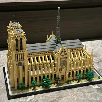 Notre-Dame de Paris Architekturmodellbausatz, Sammlerbausteine-Set für Erwachsene, Geschenk für Image