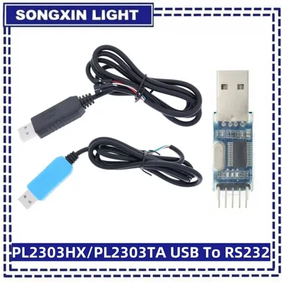 PL2303 PL2303HX/PL2303TA USB zu RS232 TTL Konverter Adapter Modul mit staubdichter Abdeckung Image