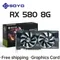 SOYO RX580 8G Radeon cartes graphiques GDDR5 mémoire carte de jeu vidéo RX 580 PCIE3.0x16 256Bit