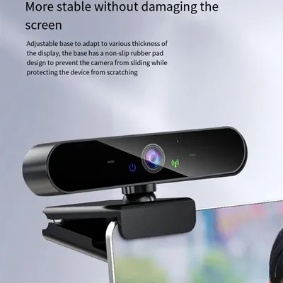 4K Webcam 1080P 2K Web Camera with Microphone Autofocus USB Computer Laptop PC Camera for Living /