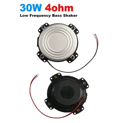 2pcs 30W 4/8ohm Vibro Speaker Low Frequency Bass Shaker Amplified Woofer for Car Seat Hifi System