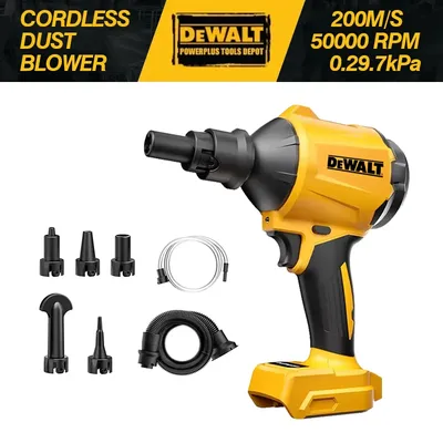 Dewalt Brushless Air Blower Cordless Air Dust Removal Gun With Nozzle Multifunction Dusting Machine