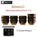 Thypoch Simera-C 28mm/35mm/50mm/75mm T1.5 Cine Primes Lens Manual Focus Cine Primes Lens For Sony E
