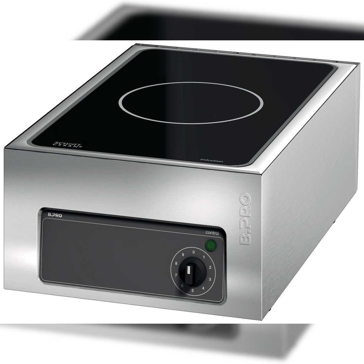 B.PRO, BC IH 5000, 400 V, Induktionskochfeld mit einer runden Kochzone Image