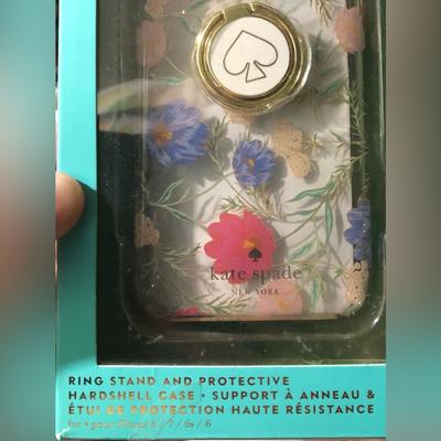 Kate Spade Cell Phones & Accessories | Kate Spade Pink And Purple Iphone Case With Floral Design(Fits Iphones 8,7,6s,S) | Color: Pink/Purple | Size: Fits 8,7,6s,6, Iphone