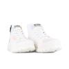Schnürboots PALLADIUM "PALLASHOCK BACKZIP 2", Gr. 41, weiß (star weiß), Textil, Leder, sportlich, Schuhe