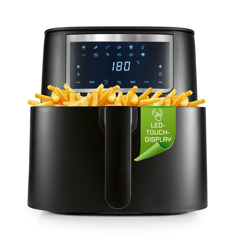 GOURMETmaxx Heißluftfritteuse, 6,5 l - mit Touchscreen, Timer und 11 Programmen Image