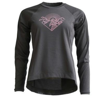 Zimtstern - Women's Pureflowz Shirt L/S - Radtrikot Gr XS schwarz/grau Image