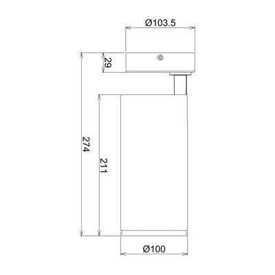 Deko-Light LED-Deckenstrahler Lucea, justierbar, 30 W weiß dimmbar, weiß / opal, für Wohn- / Esszimmer, Aluminium, Modern, Shopbeleuchtung