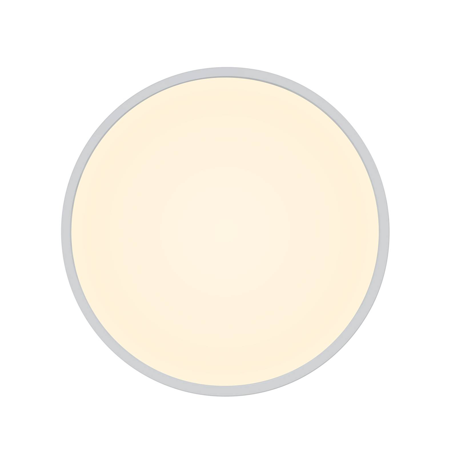 Nordlux Smart Home Deckenlampe Oja Smart, dimmbar, weiß / opal, für Küche, Kunststoff, Smart Home Deckenlampe