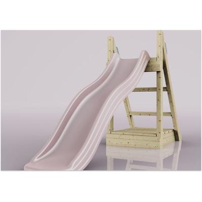OutdoorToys Rutsche Gecko Kinderrutsche outdoor aus Holz in Rosa, Rutsche outdoor freistehende Image
