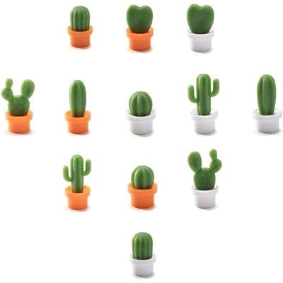 Dekorative Kühlschrankmagnete, perfekt für Zuhause, Büro, persönlichen Gebrauch, 12 Stück, Kaktus, Image