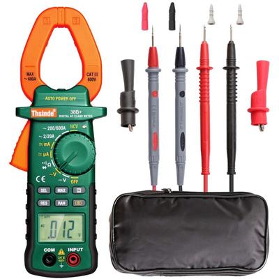 Dolaso - Präzisions-Zangenmultimeter mit Aufbewahrungstasche, NCV-LED-Licht für AC/DC-Strom zu Hause Image