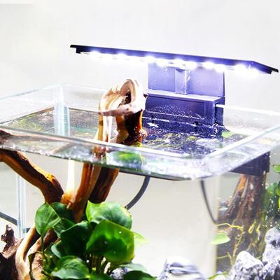 Odipie - Aquariumbeleuchtung X3 Aquarium led Aquariumlampe 220V 6W Wasserpflanzen und Fische Nano Image