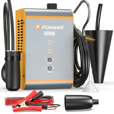 2025 FOXWELL SD201 12V Car Smoke Leak EVAP Smoke Leak Tester Machine Vacuum Fuel Pipe Oil Leakage Detector Auto Diagnostic Tools