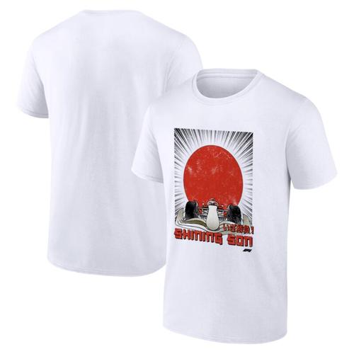 Formula 1 Shining Son Graphic T-Shirt - White Unisex