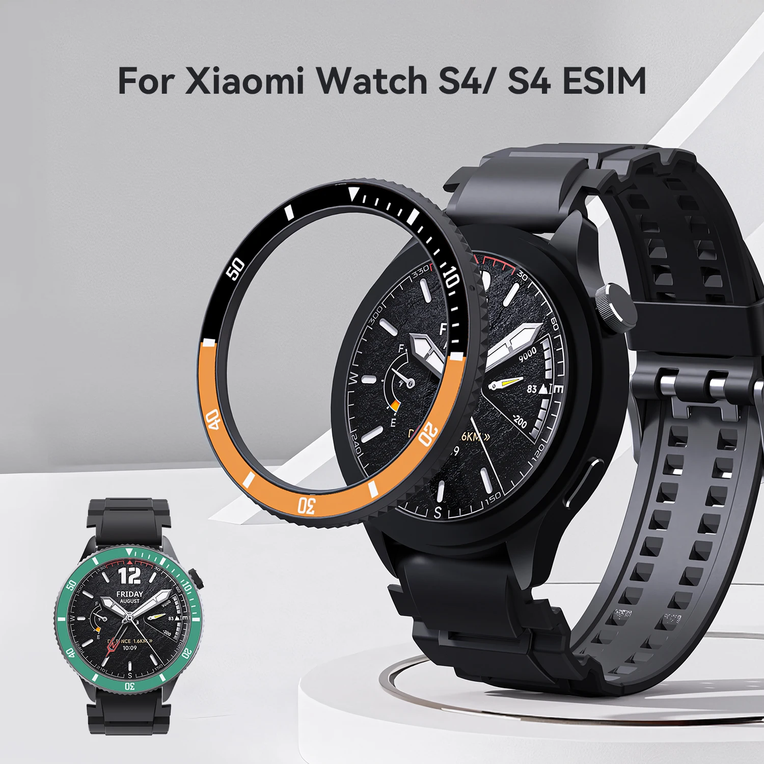 Smartwatch-Hülle für Xiaomi S4, kratzfestes Smartwatch-PC-Gehäuse und TPU-Uhrenarmband, 2-in-1-Kombination für Xiaomi Smartwatch S4 Image