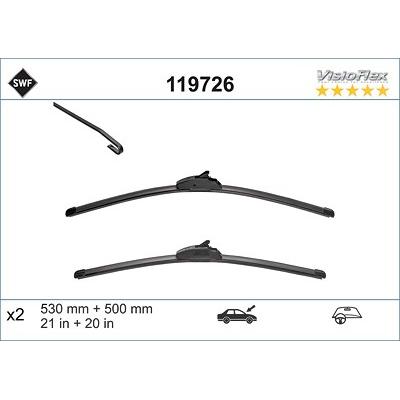 Swf Wischblatt [Hersteller-Nr. 119726] für BMW, Ford, Volvo Image