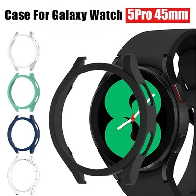 Uhrenabdeckung für Samsung Galaxy Watch 5Pro 45 mm, PC, mattes Gehäuse, Rundum-Schutzstoßstange für Watch5 5Pro 45 mm Hartschale Image