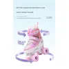 Quad-Rollschuhe, zweireihig, Skate-Schuhe für Jungen und Mädchen, Outdoor, verstellbar, Größe 31,
