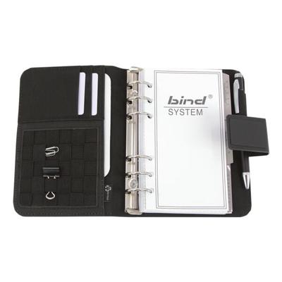Bind Systemplaner »JAVA« A6 aus RPET mit Magnetverschluss anthrazit und Systemeinlage grau, 13x18.5 cm