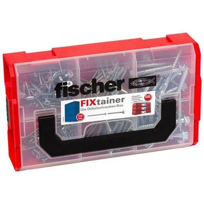 fischer Dübel mit Schrauben »FixTainer« 210 Stück grau